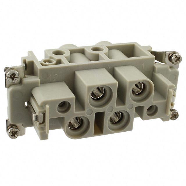 C14610B00610013 INSERT FEMALE 4+2POS+1GND SCREW
