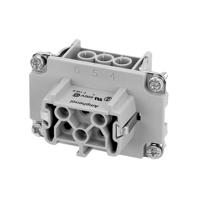 C14610B0068101 INSERT FEMALE 6POS+1GND SCREW