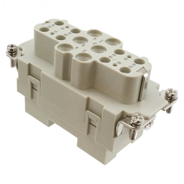 1636363 INSERT FEMALE 6+12POS+1GND SCREW