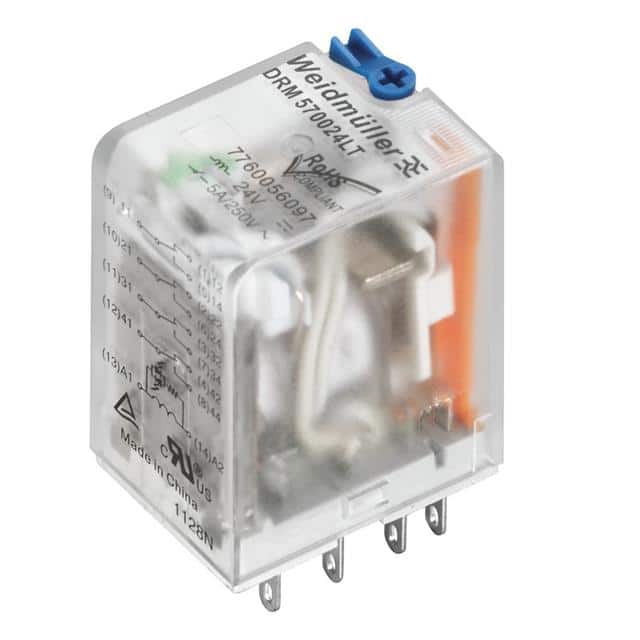 7760056189 RELAY GEN PURPOSE 4PDT 5A 24V