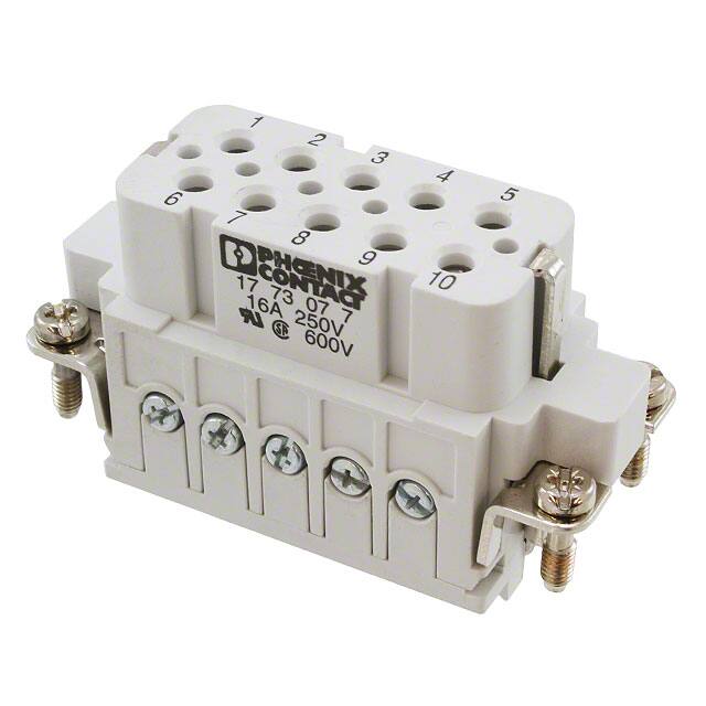 1773077 INSERT FEMALE 10POS SCREW