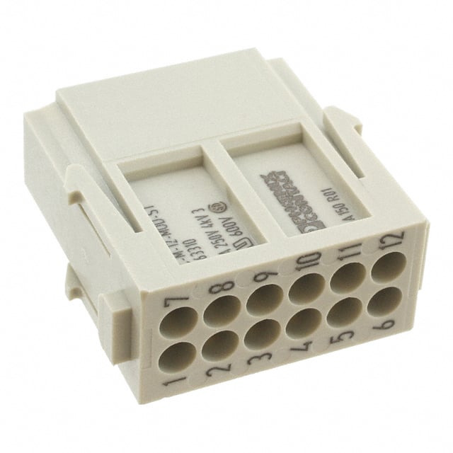 1663310 MODULE MALE 12POS CRIMP