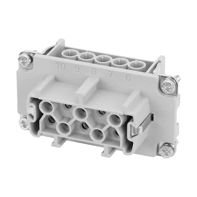 C146 10B010 400 1 INSERT FEMALE 10POS+1GND SCREW