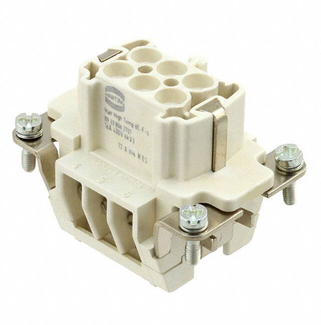 09338062701 HAN HIGH TEMP 6E-SCREW FEMALE