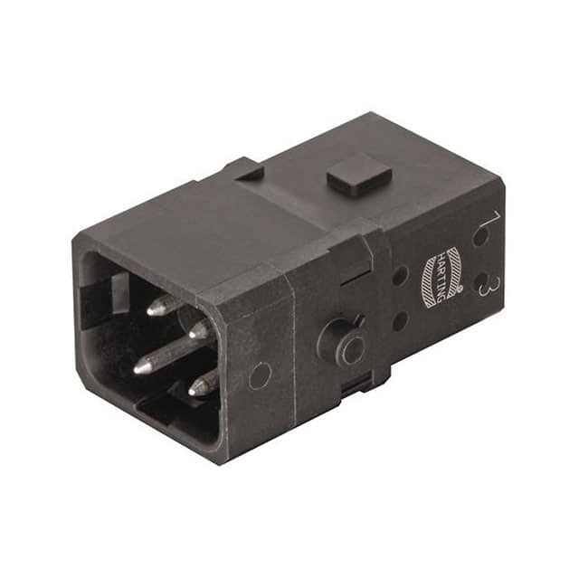 09100032605 1A 3+PE MALE SCREW INSERT FOR LO