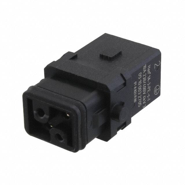 09100032705 1A 3+PE FEMALE SCREW INSERT FOR