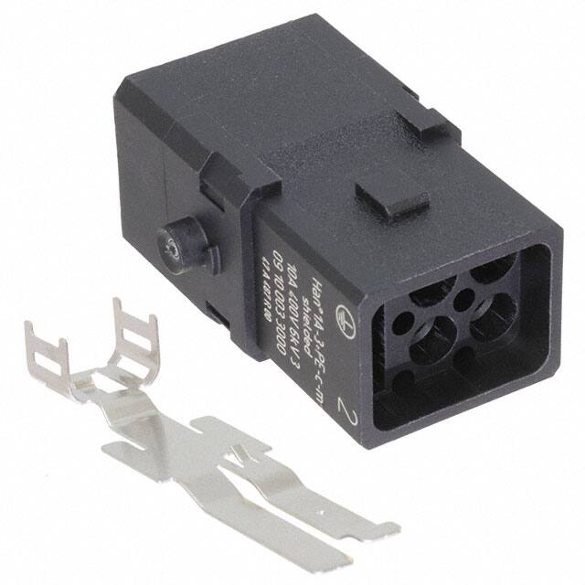 09100033000 1A 3+PE MALE SHIELDED CRIMP INSE