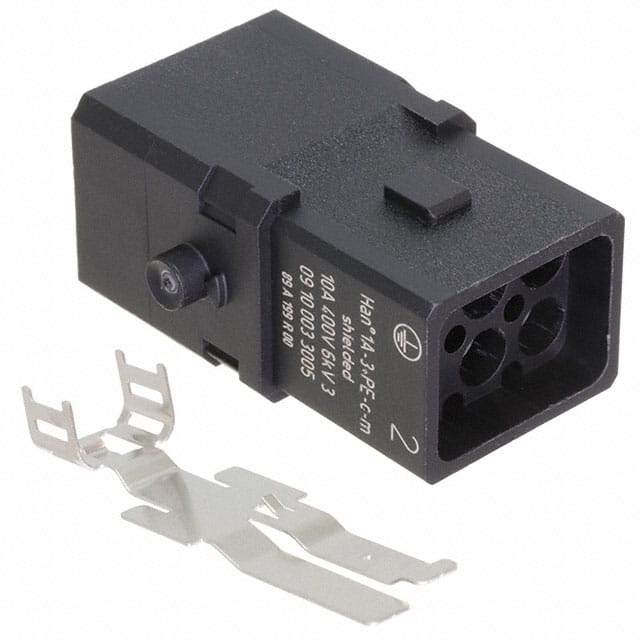 09100033005 1A 3+PE MALE SHIELDED CRIMP INSE