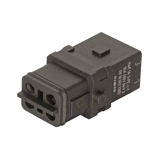09100033305 1A 3+PE FEMALE CRIMP INSERT FOR