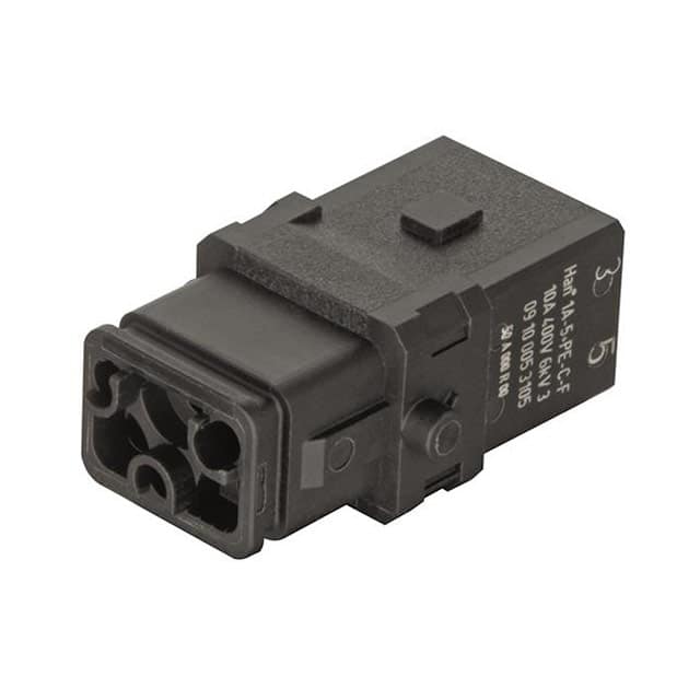 09100053105 1A 5+PE FEMALE CRIMP INSERT FOR