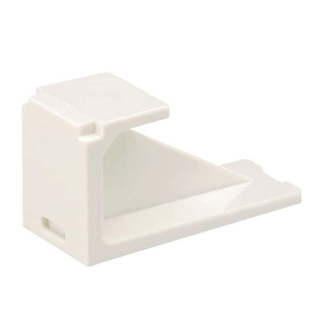 CMBWH-L BLANK MODULE, 1 PORT, WHITE, 50