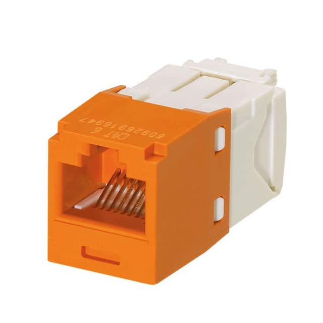 CJ688TGOR MINI-COM MODULE, CAT 6, UTP, 8 P