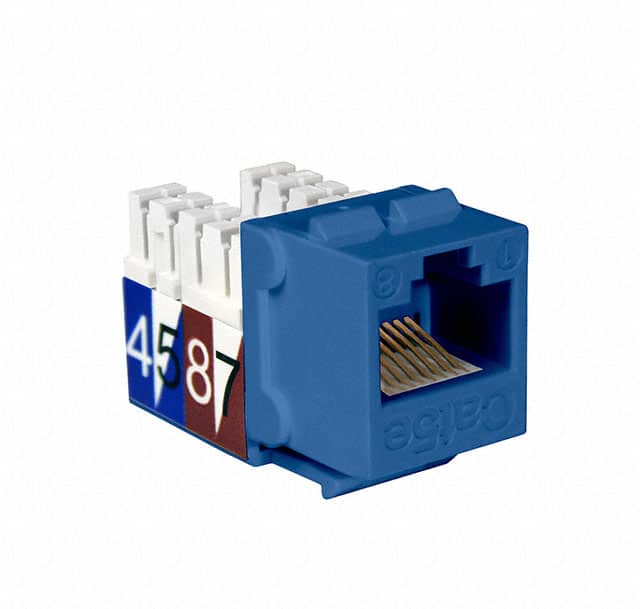 NKJ-5502 CAT5E SLIMSTYLE 90 DEGREE KEYSTO