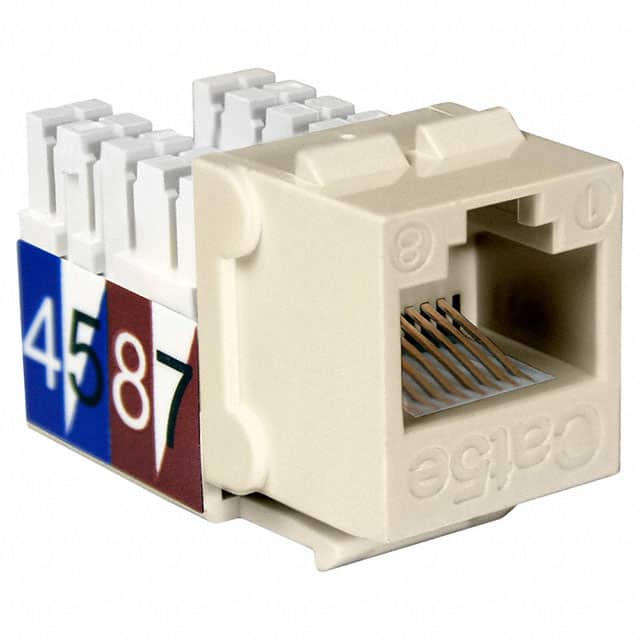 NKJ-5509 CAT5E SLIMSTYLE 90 DEGREE KEYSTO