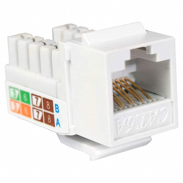 NKJ-6208 CAT6A SLIMSTYLE 90 DEGREE KEYSTO