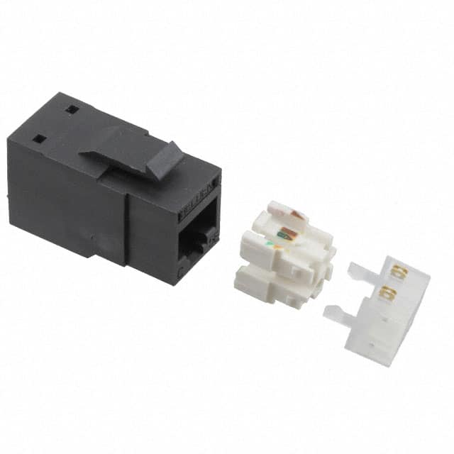 RV5MJKUBK-S1 REVCONN CAT5E JACK BLACK