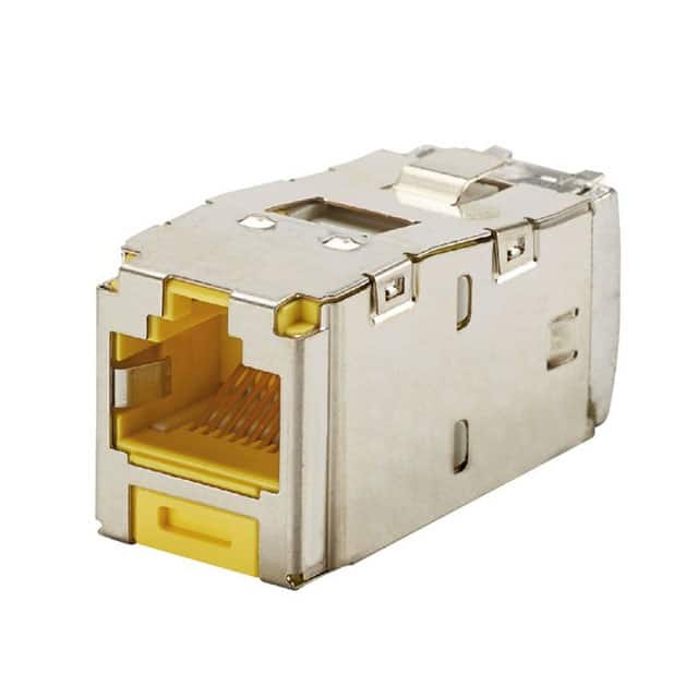 CJS6X88TGYLY MINI-COM MODULE, CAT 6A, SHIELDE