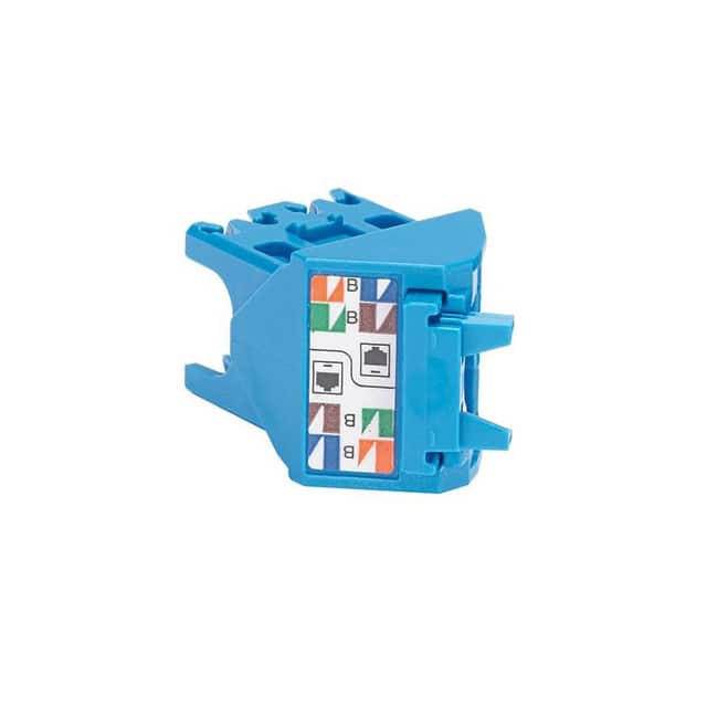 CJLRCAPBU-X CAT6A LEFT/RIGHT 45 DEGREE TG WI
