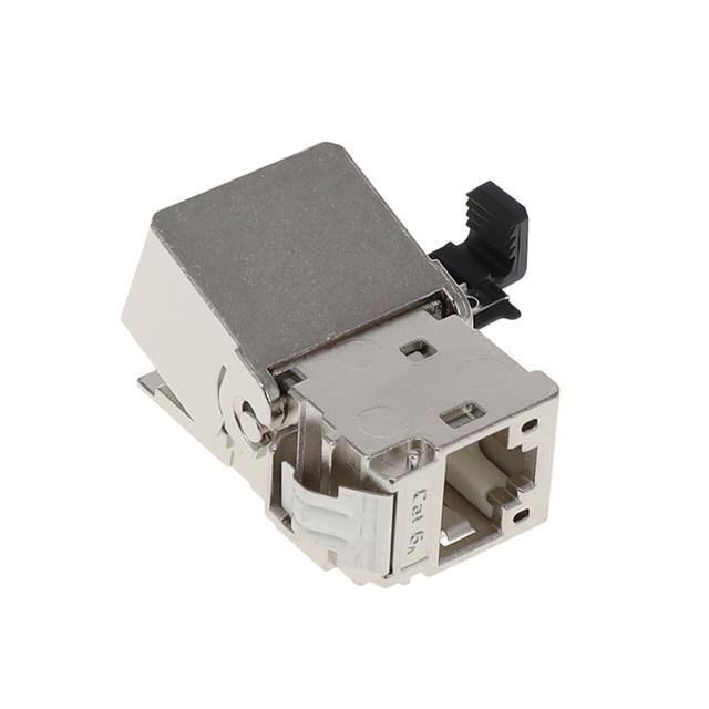 130B11-E RJ45 CAT 6A MODULE 180 DEG