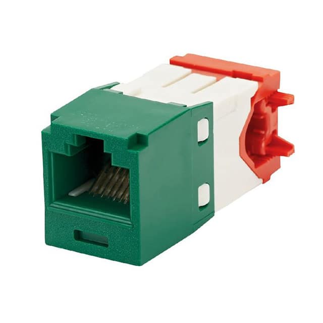 CJR5E88TGGR MINI-COM MODULE, CAT 5E, UTP, 8