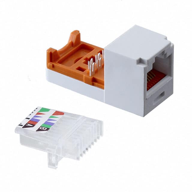 CJ588WHY CATEGORY 5E, RJ45, LEADFRAME, 8-
