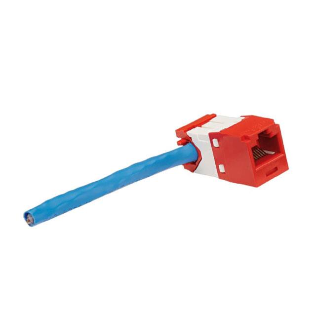 CJR688TGBU MINI-COM MODULE, CAT 6, UTP, 8 P