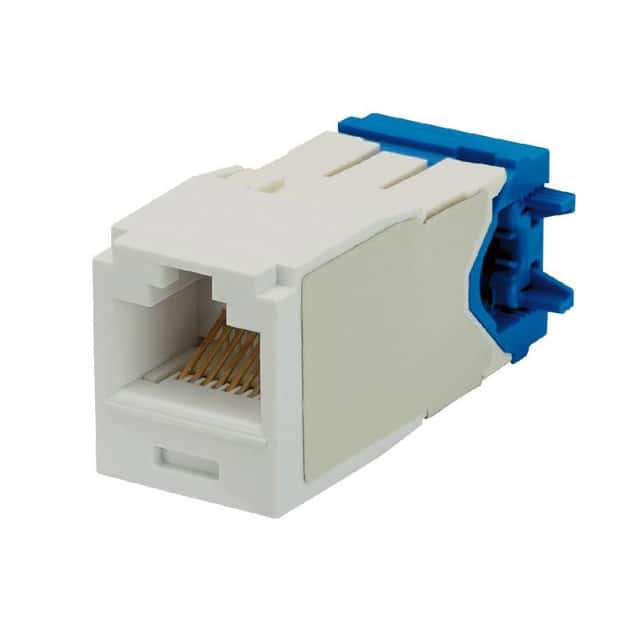 CJR6X88TGWH MINI-COM MODULE, CAT 6A, UTP, 8