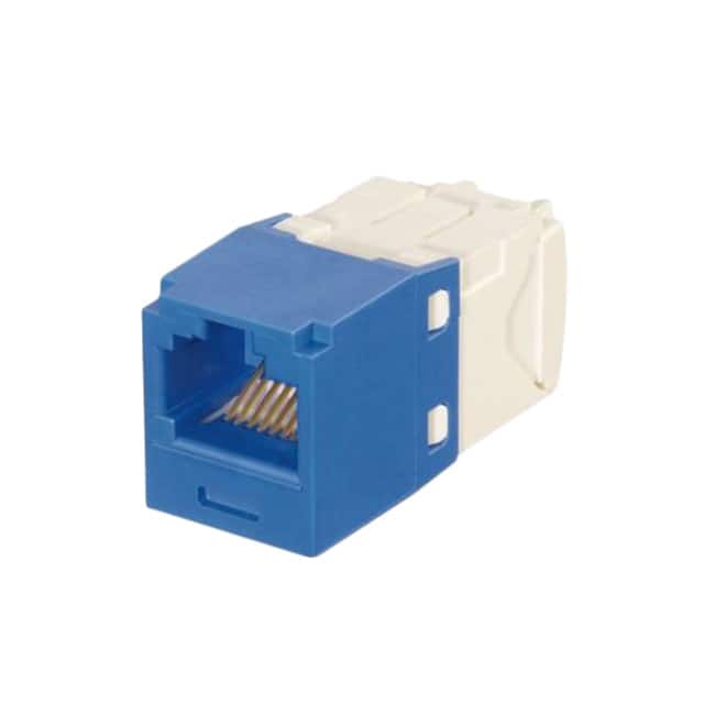 CJK688TGBU MINI-COM KEYED MODULE, CAT 6, UT