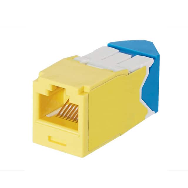 CJLR6X88TGYL-24 CAT6A LEFT/RIGHT 45 DEGREE TG WI