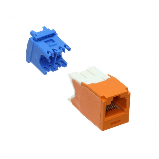 CJK6X88TGOR MINI-COM KEYED MODULE, CAT 6A, U