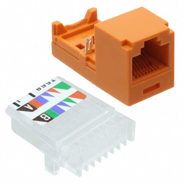 CJ588ORY CATEGORY 5E, RJ45, LEADFRAME, 8-