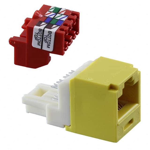 CJ5E88TYL CONN MOD JACK 8P8C UNSHIELDED