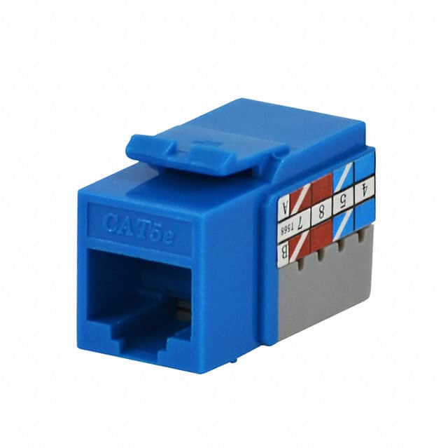 20-3425-BL-10 CAT 5E DATA JACK, BLUE, 10 PACK