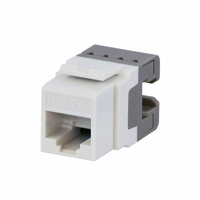 20-3426-WH-10 CAT 6 DATA JACK, 180O CONFIGURAT