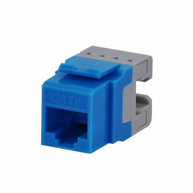20-3426A-BL-10 CAT 6A DATA JACK, BLUE