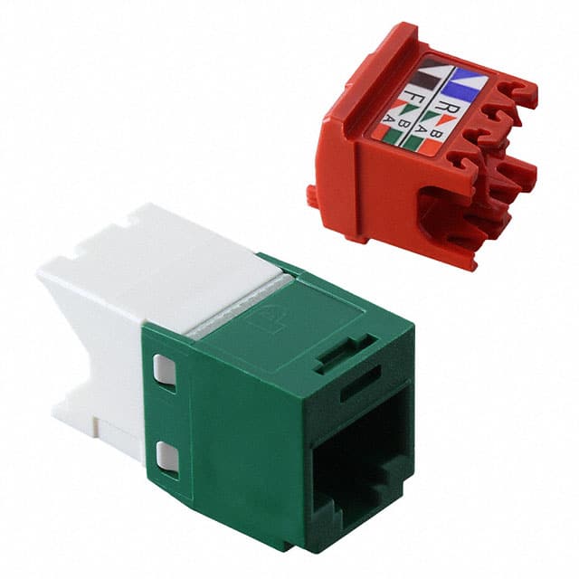 CJ5E88TGIG-24 MINI-COM MODULE, CAT 5E, UTP, 8