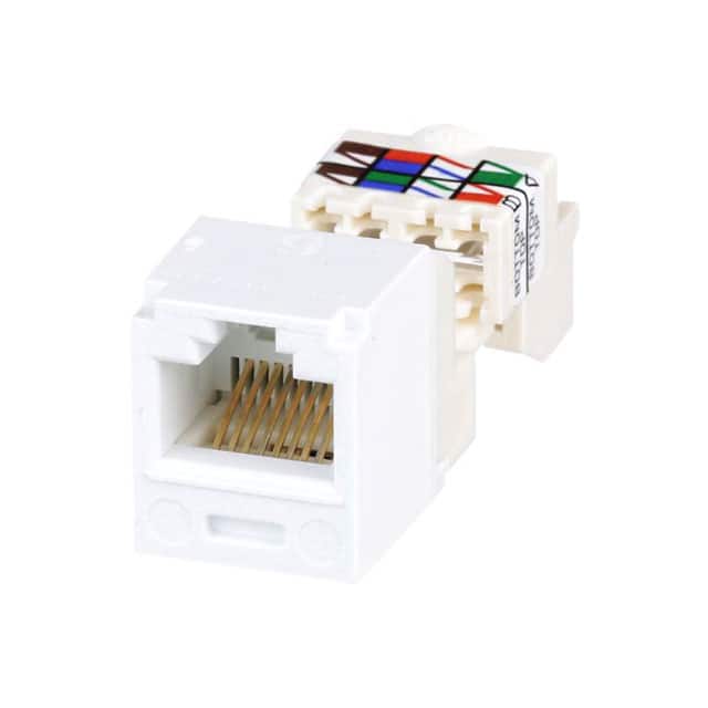 CJ688TPWH CATEGORY 6, 8 POSITION, 8 WIRE U