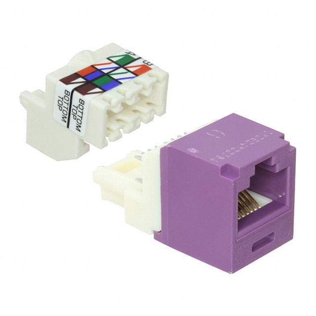CJ688TPVL MINI-COM MODULE, CAT 6, UTP, 8 P