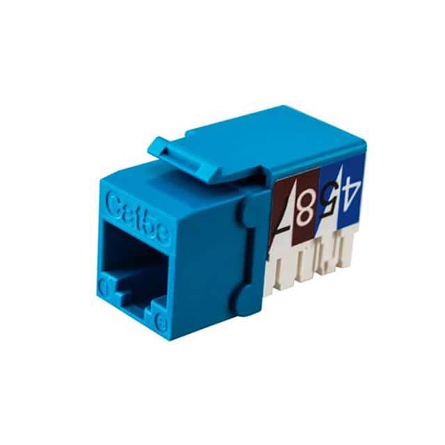 S45-3590BL CAT5E BLUE 110 KEYSTONE - 1 EA/B