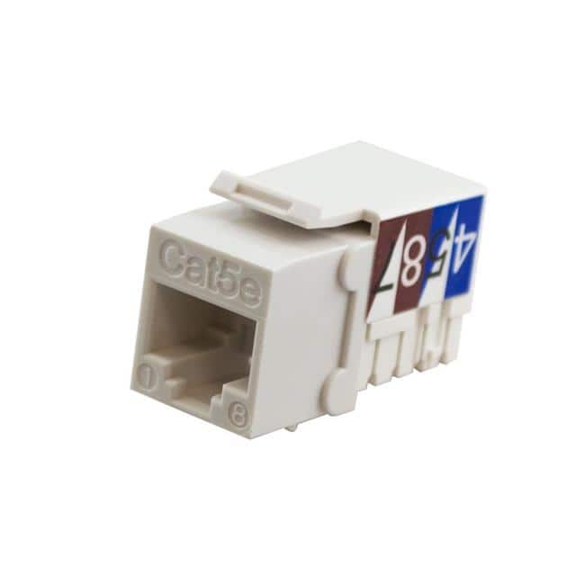 S45-3590W CAT5E WHITE 110 KEYSTONE - 1 EA/