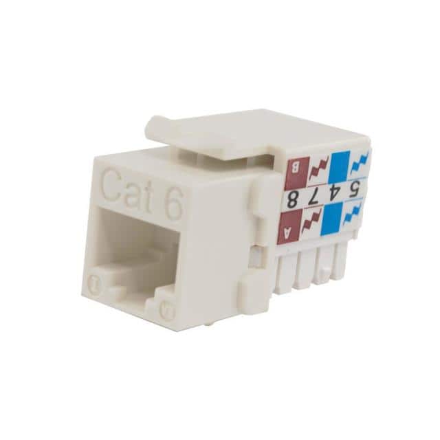 S45-3690W CAT6 WHITE 110 KEYSTONE - 1 EA/B