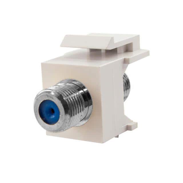 S45-3209W F-CONNECTOR WHT KEYSTONE - 1EA/B