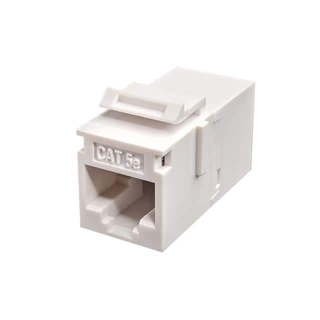 S45-3250W CAT5E WHT KEYSTONE COUPLER - 1EA