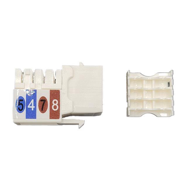 FRT-840W10-T CAT 6 Keystone Jack w/Tool 10Pk