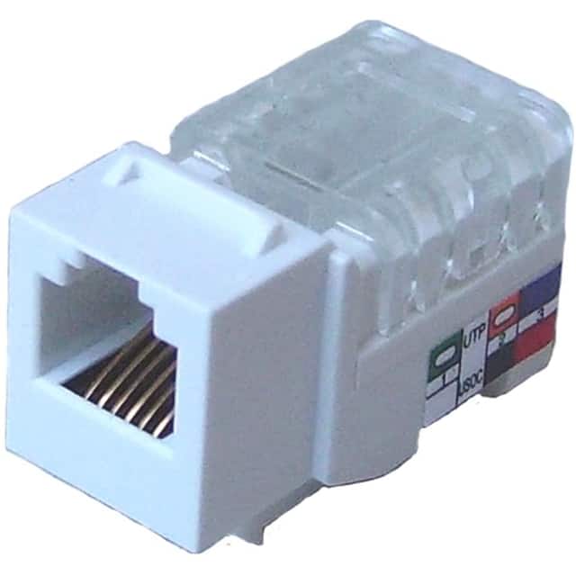 DYN 10606K25-WH JACK CAT6 WHITE PK/25