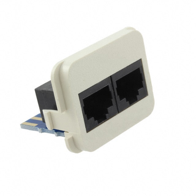 557280-1 INSERT RJ45 JACK DUAL TO PCB