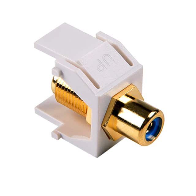 RCAFINSERTBL-W INSERT RCA JACK TO F TYPE JACK