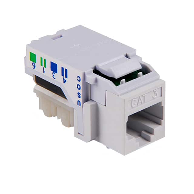 RJ11FC3-FW INSERT 6P6C JACK TO IDC CONN