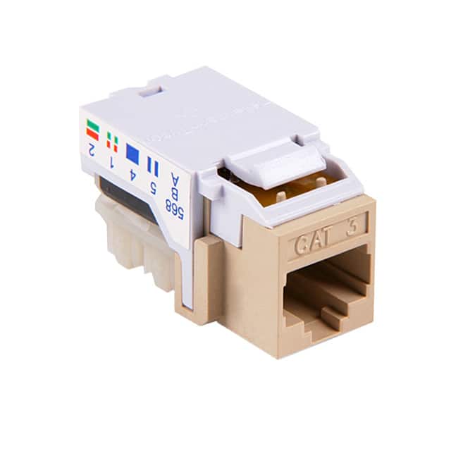 RJ11FC3-I INSERT 6P6C JACK TO IDC CONN