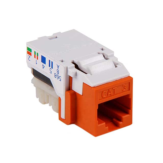 RJ11FC3-ORN INSERT 6P6C JACK TO IDC CONN
